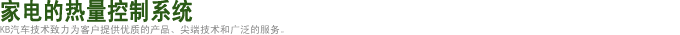 Thermal control system for 家用电器